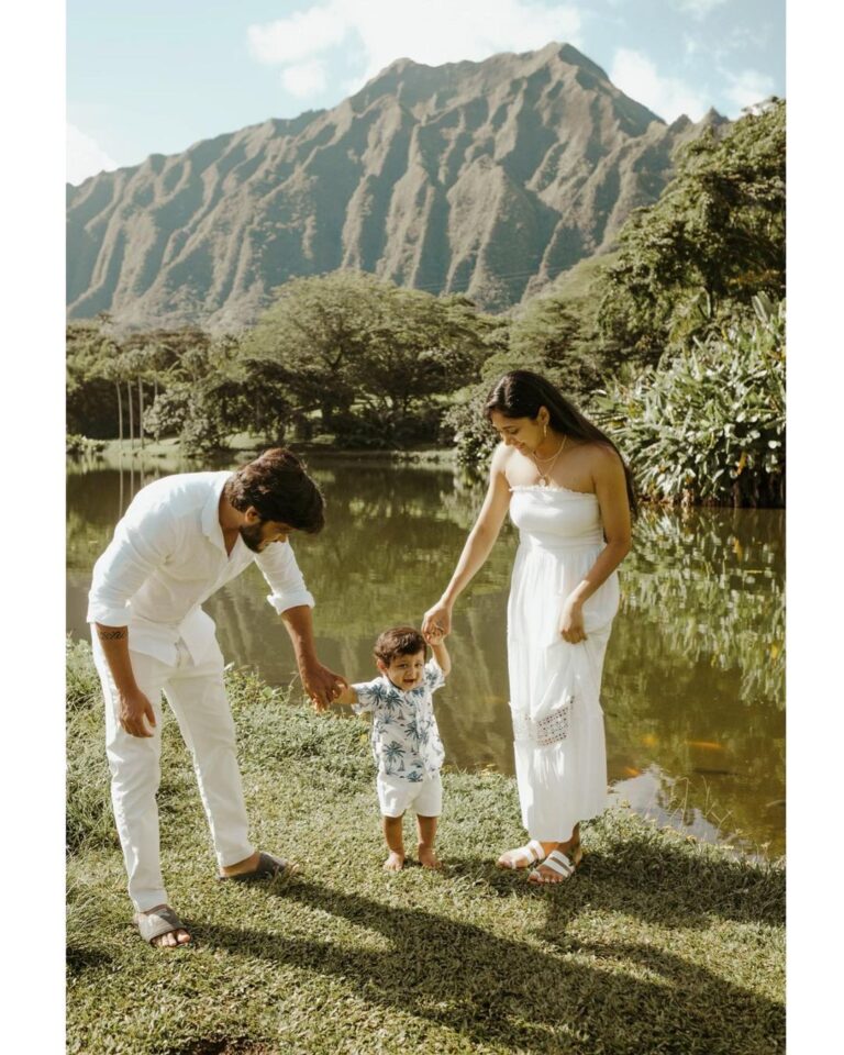 Sushma Raj Instagram - AVISH turns ONE! My lil cub! #myboys💙 Oahu, Hawaii