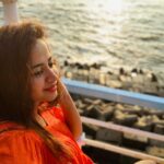 Swathi Deekshith Instagram – 🧡 Purple Martini at Sunset Point, Goa