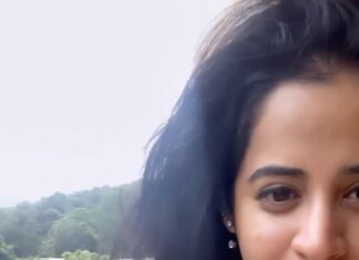 Swathi Deekshith Instagram - My morning view 😍.. Nature at its best! #naturelovers #wanderlust #wanderer #dhoodhsagar #travelgram #peace #calm #happiness #focus #swathideekshith #instareels Dhoodh Sagar
