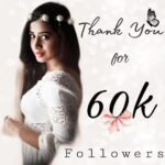 Swathi Deekshith Instagram - Thank you all for 60k 💓 #swathideekshith #thanksforyoursupport