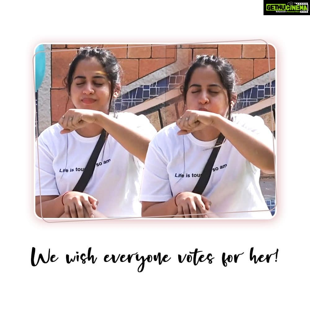 Swathi Deekshith Instagram - We wish all of us together Save #SwathiDeekshith from the elimination. . Cast your votes to Swathi Deekshith by dialling 📞888 66 58 219. . Login to Hotstar, type BiggBoss Telugu and cast your Vote to Swathi. . Voting lines are open till Friday! . . . #TeamSwathiDeekshith #SwathiDeekshith #BiggBoss4Telugu #BiggBossTelugu4 #BiggBoss #Swathi #VoteForSwathi #SupportSwathiDeekshith #Deekshith