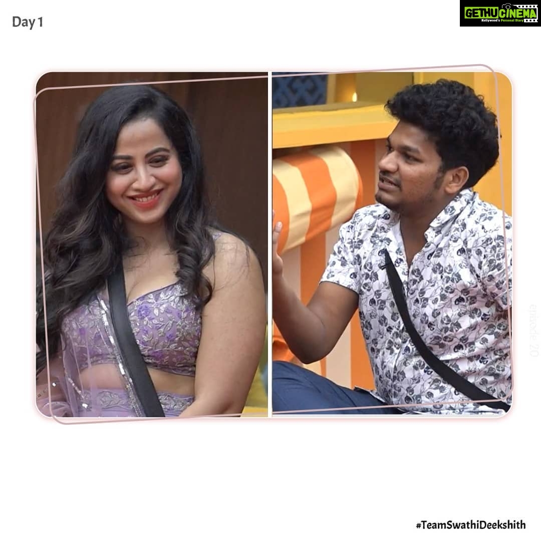 Swathi Deekshith Instagram - They've done their best to impress #SwathiDeekshith. . First day was a #FunDay for Swathi. . Styled by @impriyankasahajananda . Outfit @lekhareddycouture . Jewellery @kushalsfashionjewellery . . #TeamSwathiDeekshith #SwathiDeekshith #BiggBoss4Telugu #StyledbyPriyankasahajananda #BiggBossTelugu4 #BiggBoss #Swathi #Deekshith #SuppprtSwathiDeekshith
