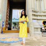 Swathi Deekshith Instagram - My happy place 🥰 Sri Venkateshwara Swamy Temple Jubilee Hills TTD