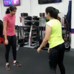 Swathi Deekshith Instagram – Missing those crazy sessions 😫@f45jubileehills