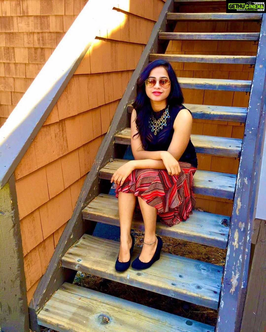 Swathi Deekshith Instagram - Jus remembering all the good times ..blessed😇 #traveldiaries #laketahoe #wanderlust Lake Tahoe, California