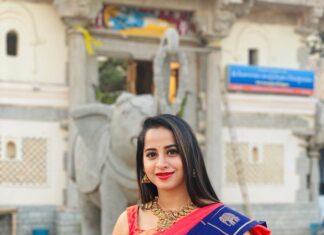 Swathi Deekshith Instagram - Andarki sri rama navami subhakanshalu😊🙏 dress courtesy - @deepthiganeshlabel
