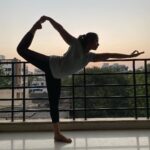 Swathi Deekshith Instagram - #natarajasana #yogapractice #yogalife