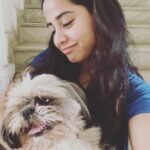 Swathi Deekshith Instagram - with this super star whiskey 🐶 #mylife #mylove #spreadlove #mypet #whsikeybujji