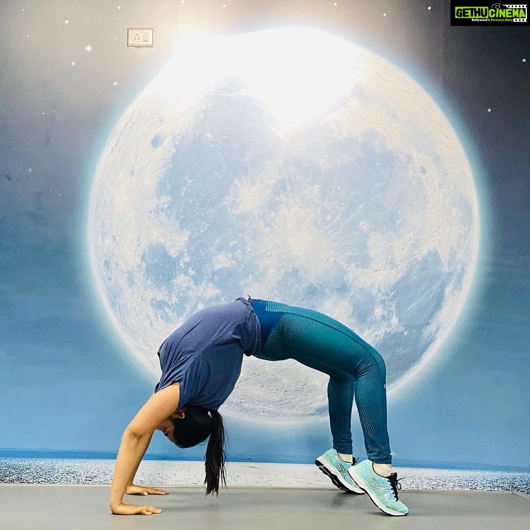 Swathi Deekshith Instagram - #yogalife Yoga Peace