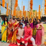 Swathi Deekshith Instagram - #southindianwedding #aalankritaresorts #saree #jewelry #fun Aalankrita Resorts