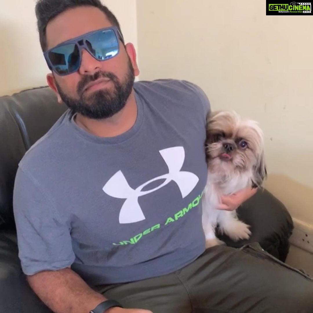 Swathi Deekshith Instagram - Whiskey 🐶 and his new mate 😃 @silaspaul7