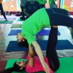 Swathi Deekshith Instagram - 🧘‍♀️ #acroyoga #trainingdays #yogalife #teachertrainingyoga