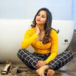 Swathi Deekshith Instagram - Because of your smile, you make life more beautiful.” – Thich Nhat Hanh. 💛🙈☺️😍😊🤩 #actorslife #smiling #bestofyourself #loveyourself #onelife