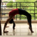 Swathi Deekshith Instagram - 🌸“Yoga is the journey of the self, through the self, to the self.” – The Bhagavad Gita🌸❤️ “Let your practice be a celebration of life” 🧘‍♀️ #internationalyogaday #yogalife #yogini #yoga #peace #meditation @bodhi_yoga_academy @vyshyoga97 @prarthanapatel81