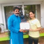 Swathi Deekshith Instagram - Achieving any target requires strength, patience, hard work and even courage. But success is definitely worth this – when you meet your goals, you feel like a winner and understand that everything in this world is possible if you want it. My sincere gratitude to Mr @bodhi_yoga_academy Guru 🙏and the team in Bodhi Yoga Institute. Thank you, you have taught me a lot! @vyshyoga97 @prarthanapatel81 #yogacertification #yogatrainer #yogalife #yoga Bodhi School of Yoga