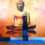 Swathi Deekshith Instagram - Sometimes U have to let life turn u upside down,so u can learn how to live right side up. Inhale the future and exhale the past #upsidedown #headstand #yogagirl #yogaposes #yogaeverydamnday