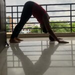 Swathi Deekshith Instagram - 🌸“Yoga is the journey of the self, through the self, to the self.” – The Bhagavad Gita🌸❤️ “Let your practice be a celebration of life” 🧘‍♀️ #internationalyogaday #yogalife #yogini #yoga #peace #meditation @bodhi_yoga_academy @vyshyoga97 @prarthanapatel81