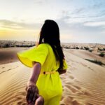 Swathi Deekshith Instagram - Hand courtesy - @bhavna__deekshith #dubai Desert Safari Tour