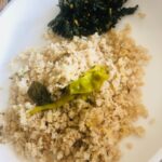 Swathi Deekshith Instagram – #brownrice Kichidi with #spinach #healthyfood #befit #fitfood