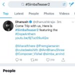 Swathi Deekshith Instagram - Come Trip with us, Here is #SimbaTeaser2 featuring the #DopeAnthem https://youtu.be/6jTuc09u4Qw @bharathhere @Premgiamaren @cutedeekshith @IAmBhanuShree @Composer_Vishal @simba_arvind