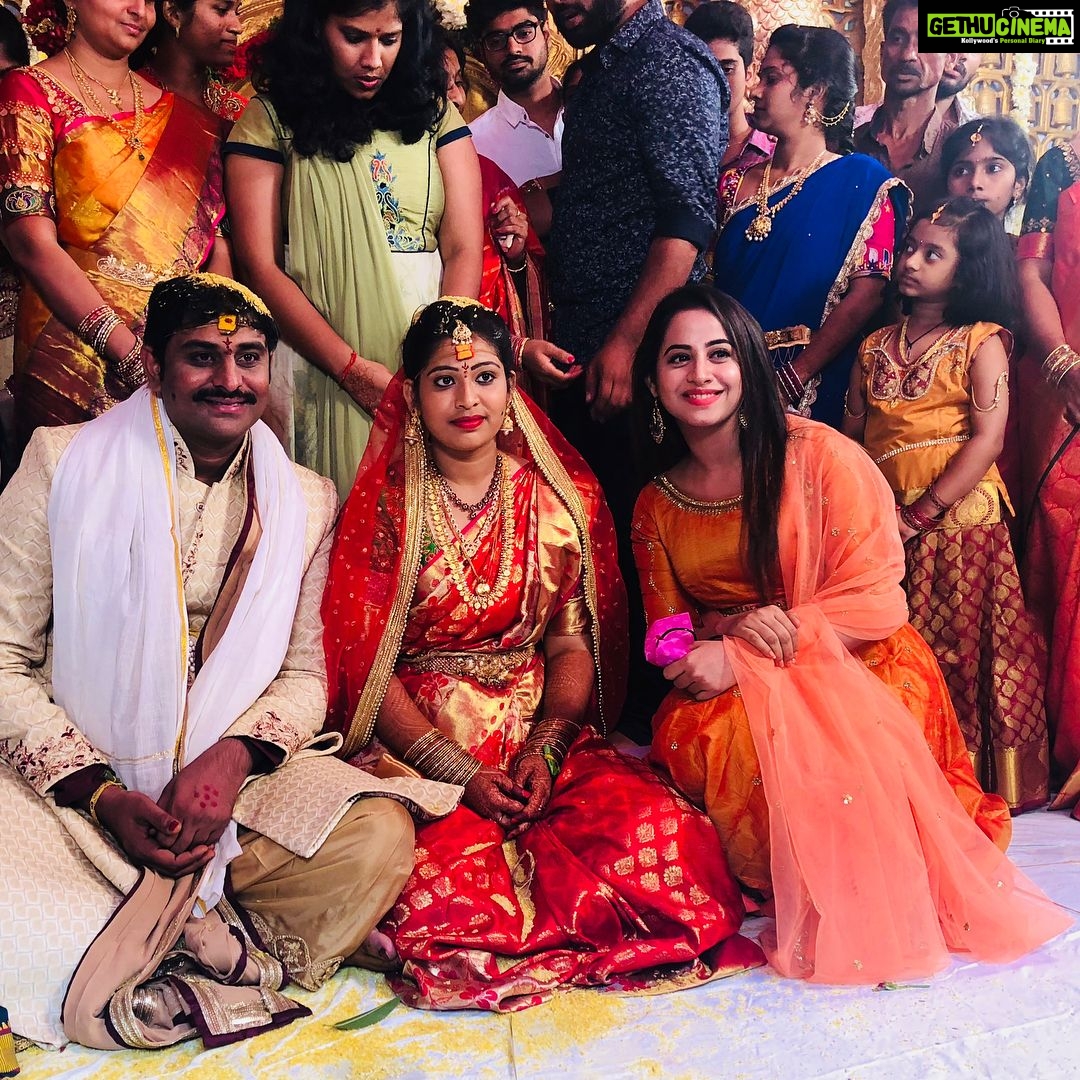 Swathi Deekshith Instagram - Congratulations to my dearest friend @ajaybhupathivegesna (rx100 Dir)..!!!have a beautiful life ahead 💏 #friendswedding