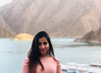 Swathi Deekshith Instagram - 💖 #dubai #hattadam Hatta Dam, Dubai, UAE