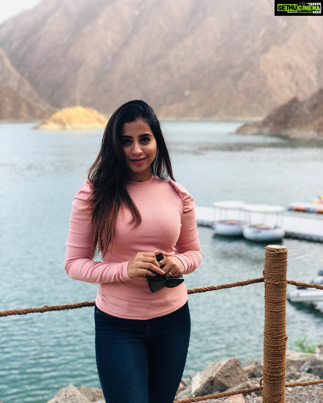 Swathi Deekshith Instagram - 💖 #dubai #hattadam Hatta Dam, Dubai, UAE