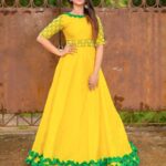 Swathi Deekshith Instagram - 💛Outfit by @sylee.ethnic Captured by - @chinthuu1132