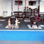Swathi Deekshith Instagram - #Repost @mohammednawabsohail with @get_repost ・・・ The plank challenge. That was a good one👌🏻 @swathideekshith Uh really have a strong core girl. #f45jubileehills #f45coach #f45trainingchallenge F45 Training Jubilee Hills