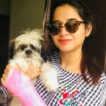Swathi Deekshith Instagram – Bujjji fellow whiskey 🐶❤️ #throwbackpictures #whiskeydog #dogsarethebest #myworld #myhappiness #cuties #staypositive #bujjiwhiskey😍
