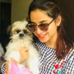 Swathi Deekshith Instagram - Bujjji fellow whiskey 🐶❤️ #throwbackpictures #whiskeydog #dogsarethebest #myworld #myhappiness #cuties #staypositive #bujjiwhiskey😍
