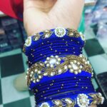 Swathi Deekshith Instagram - #bluelove💙 #bangles #loveyourself #weddingplanning #wedding #traditional #positivevibes #happyhappy #butterflies #instagram #instafeel #instagramers #goodfeeling #smileonmyface