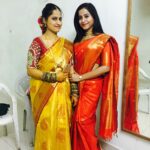 Swathi Deekshith Instagram - #cousinswedding #iloveweddings #southindian #traditional #kanjeevaram #redsaree