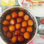 Swathi Deekshith Instagram - #yummy #sweet #gulabjaman #myfav #lovedoingthis