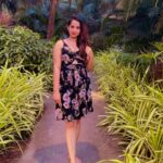 Swathi Deekshith Instagram – ❤️ 💚🖤 Palm Grove, Ashvem beach, Goa