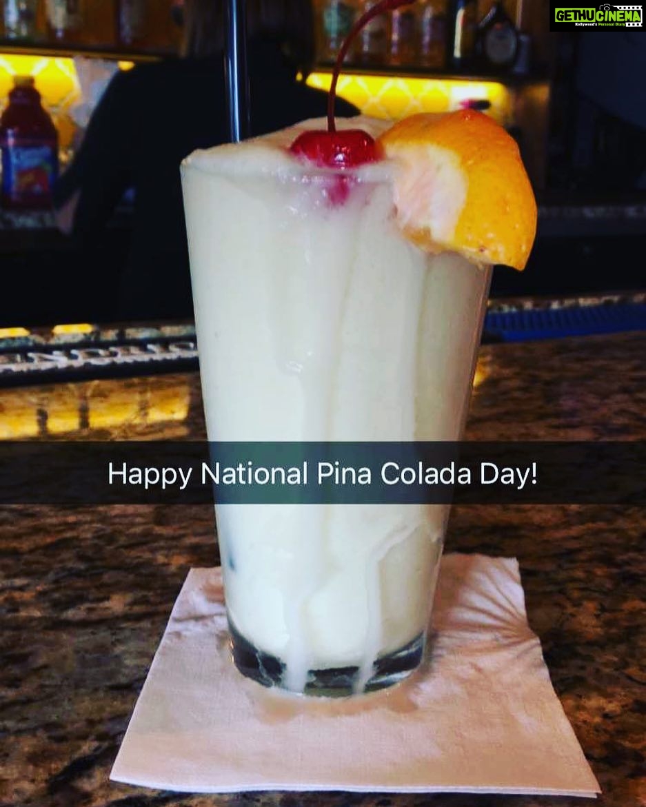 Swathi Deekshith Instagram - #pinacoladaday #relaxed #behappy #livelifehappy