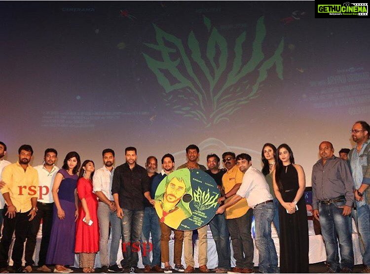 Swathi Deekshith Instagram - audio launch of my Tamil film Simba #simbatimes #happytimes❤️