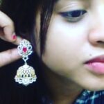 Swathi Deekshith Instagram - Always fun to shop diamonds #diamondgirl💎 #shopping #jhumkalove