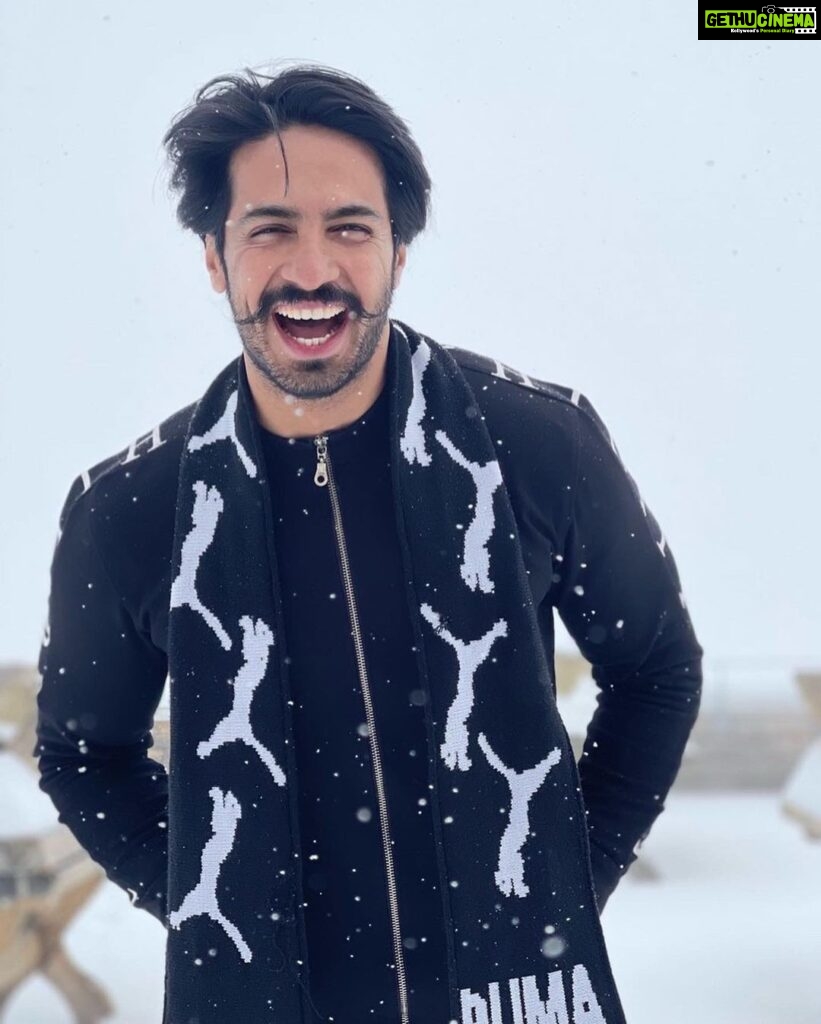 Thakur Anoop Singh Instagram - The winter I miss! #Switzerland #glacier3000 and I don’t even remember the last time I laughed and smiled Like this! Glacier 3000, Switzerland
