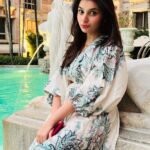 Vaishnavi Ganatra Instagram - 𝙬𝙞𝙡𝙙 𝙨𝙥𝙞𝙧𝙞𝙩, 𝙨𝙤𝙛𝙩 𝙝𝙚𝙖𝙧𝙩, 𝙨𝙬𝙚𝙚𝙩 𝙨𝙤𝙪𝙡 🕊💙 #instagram #insta #pictureoftheday #ootd #trending #outfit #bythepool #positive #gratitude Mumbai, Maharashtra