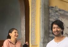 Vaishnavi Ganatra Instagram - plot twist 😎💪🏻😂 #instagram #reels #reelsinstagram #trending #reelitfeelit #bts #shaheersheikh #vaishnaviganatra