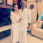 Varalaxmi Sarathkumar Instagram - Happpyyyy birthdayyyyyyyy #thalaivar to our one and only #superstar #superstarrajinikanth #thalaivarforever Your humility and love inspires us all..may God bless you with health and happiness ...loveeeeee youuuuuu..... #fangirl