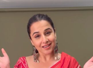 Vidya Balan Instagram - When people ask me,picture mein hero kaun hai? 🤷🏻‍♀️ Audio - @srushtinahitohkaun Saree - @anavila_m Makeup - @harshjariwala158 Hair - @bhosleshalaka Styling - @who_wore_what_when