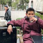 Vikrant Massey Instagram – Itni thand mein, coffee toh banti hai ☕️