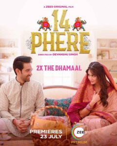 Vikrant Massey Instagram - Jitna dugna hoga dhamaal utna hi dugna hoga bavaal. Yeh #14Phere waali shaadi hogi bemisaal! Save the date, 23rd July only on #ZEE5. #2xDrama2xDhamaal

@kriti.kharbanda @gauaharkhan @priyanshusingh8521 @jameel.mumbai @deva_stating @zee5 @zeestudiosofficial