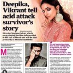 Vikrant Massey Instagram - ✨ SHUKR 🙏🏽✨ . . . #CHAAPAAK @meghnagulzar @deepikapadukone