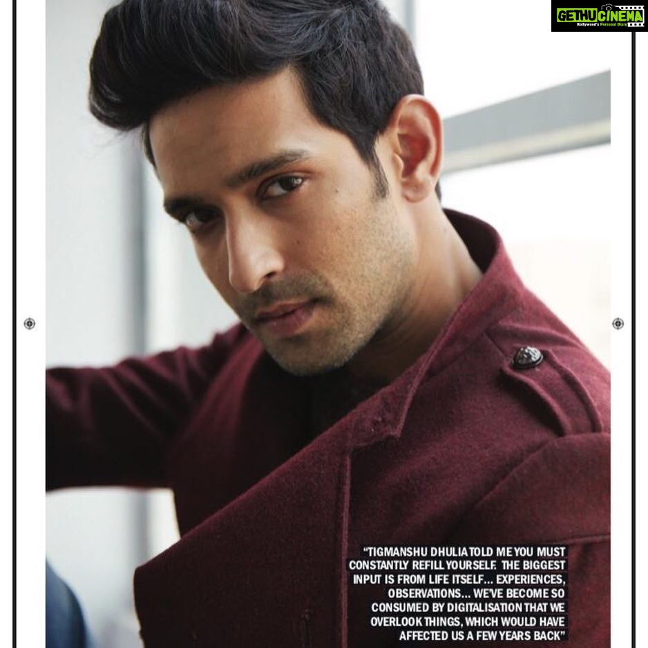 Vikrant Massey Instagram - โจ Thank you @filmfare, @ashwini_dee & @jiteshpillaai for this opportunity ๐๐ฝ โจ I remember when I used to visit my neighbourhood salon (read: เคจเค) I would always daydream of featuring in one of these one fine day . . Thank you for helping me realise this dream. ๐๐ฝ . . The online version of the complete interview is in my bio. Hope you guys enjoy reading it. ๐๐ฝ @theitembomb @suchijaggi @media.raindrop