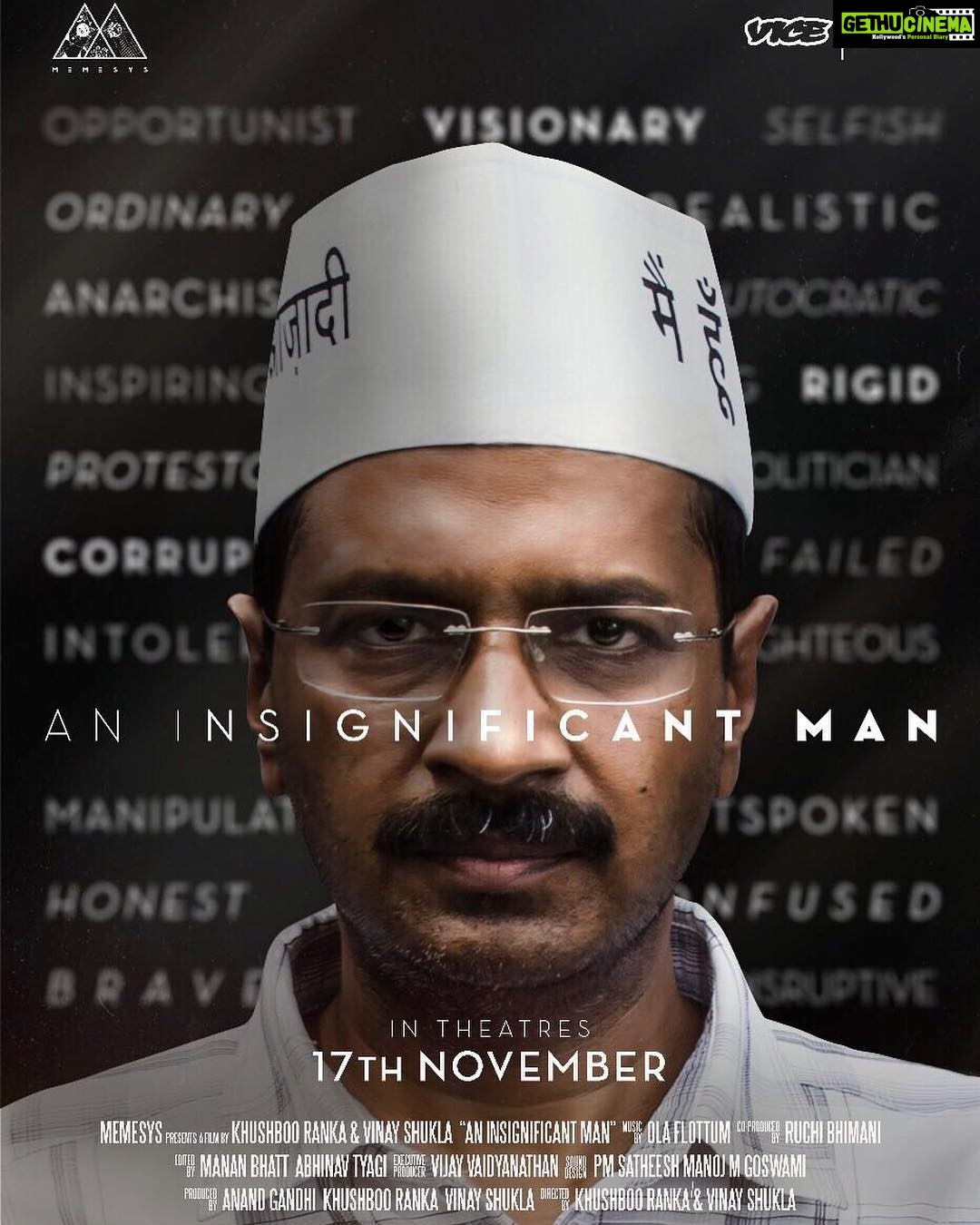 Vikrant Massey Instagram - If at all we wish to understand or analyse how and why politics plays the most important part in our lives from our impregnable fortresses of privilege, then this docu-feature is a must-watch. #aimthemovie #aninsignificantman #storyofourtimes @memewala @aimthemovie