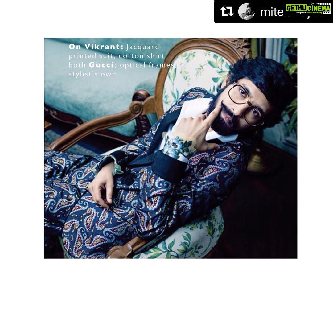 Vikrant Massey Instagram - #Repost @miteshrajani (@get_repost) ・・・ @vikrantmassey87 for @graziaindia styled by @pashamalwani photographed by @arsh_sayed Grooming by me #miteshrajani #makeupartistworldwide #makeupandhair #makeupartist #adeathinthegunj #cinema