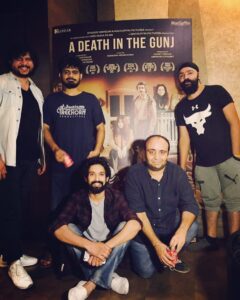 Vikrant Massey Instagram - #FirstScreening #RealHeroes #macguffinpictures #ProductionTeam #adeathinthegunj #Blessed #Shukr